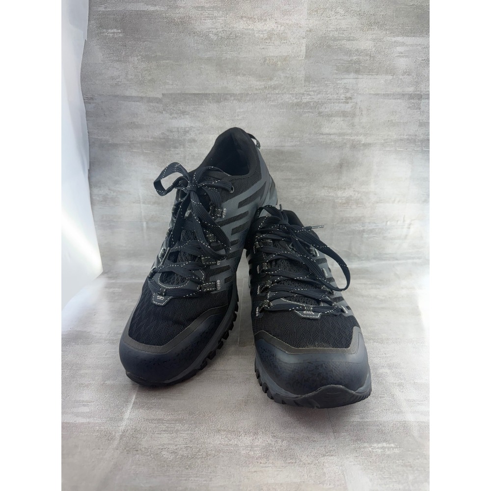 Ascend Men Black Grey Trail Running Hiking Shoes Vibram Sole Size 14M 3043454